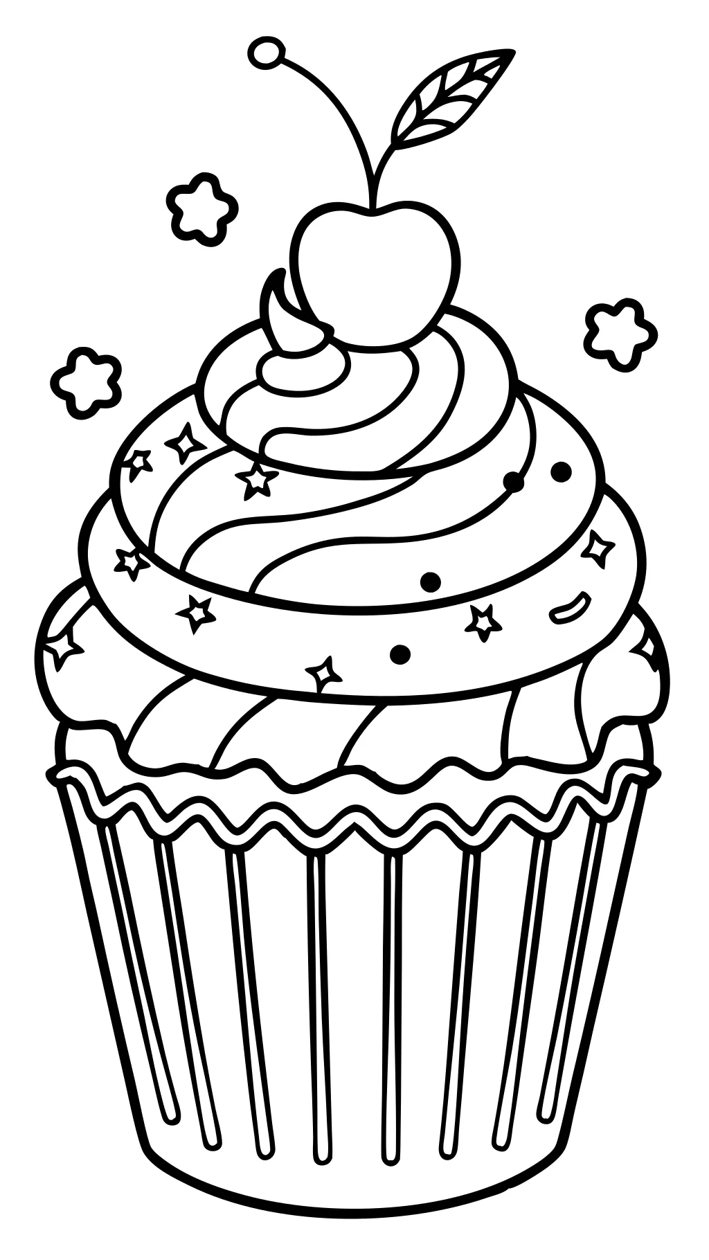 coloriages cupcakes